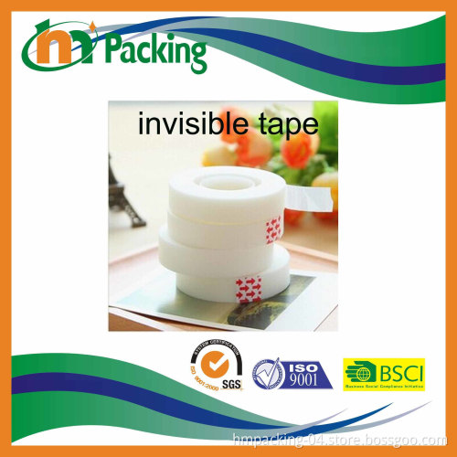 China Factory Stationery Tape Writable Invisible Mending Tape for School